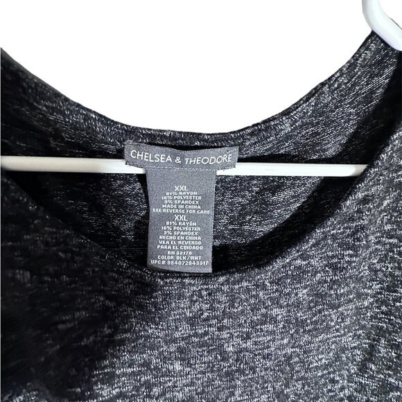 Chelsea & Theodore Pullover Sweater Dark Gray. Size XXL - Picture 5 of 6